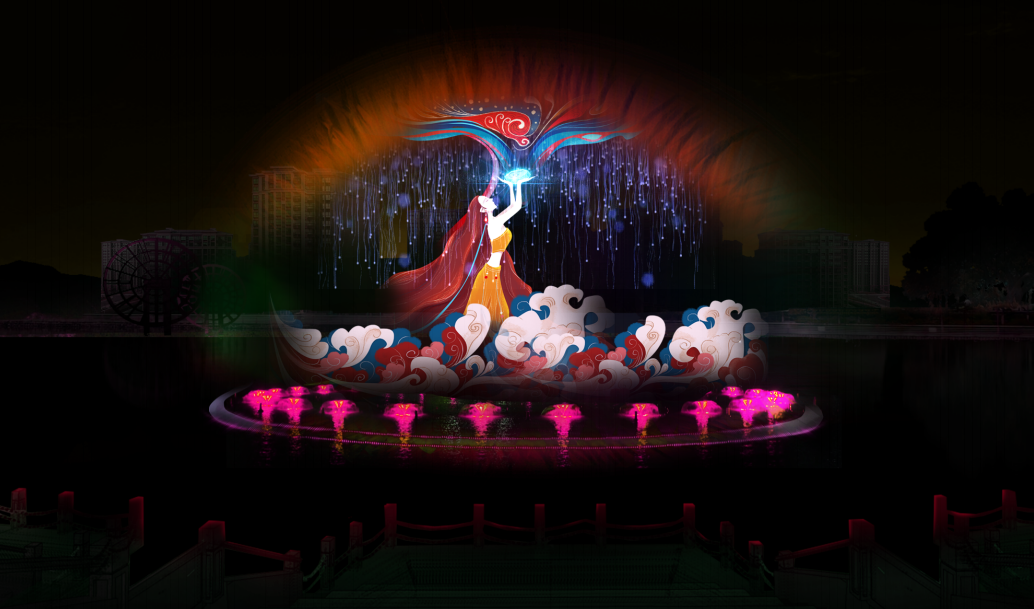 熱烈祝賀峨眉蓮花湖水秀項(xiàng)目《萬物生》榮獲2021年度優(yōu)秀數(shù)字文旅項(xiàng)目獎(jiǎng)(圖3)