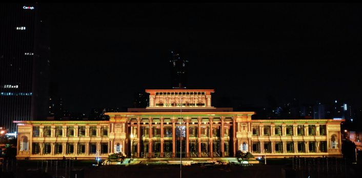 天空創(chuàng)想用科技點(diǎn)亮城市！杭州武林廣場3DMAPPING秀震撼上演！(圖11)