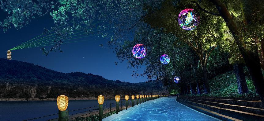 湖南《夜?jié)o溪》夜游項目(圖8)